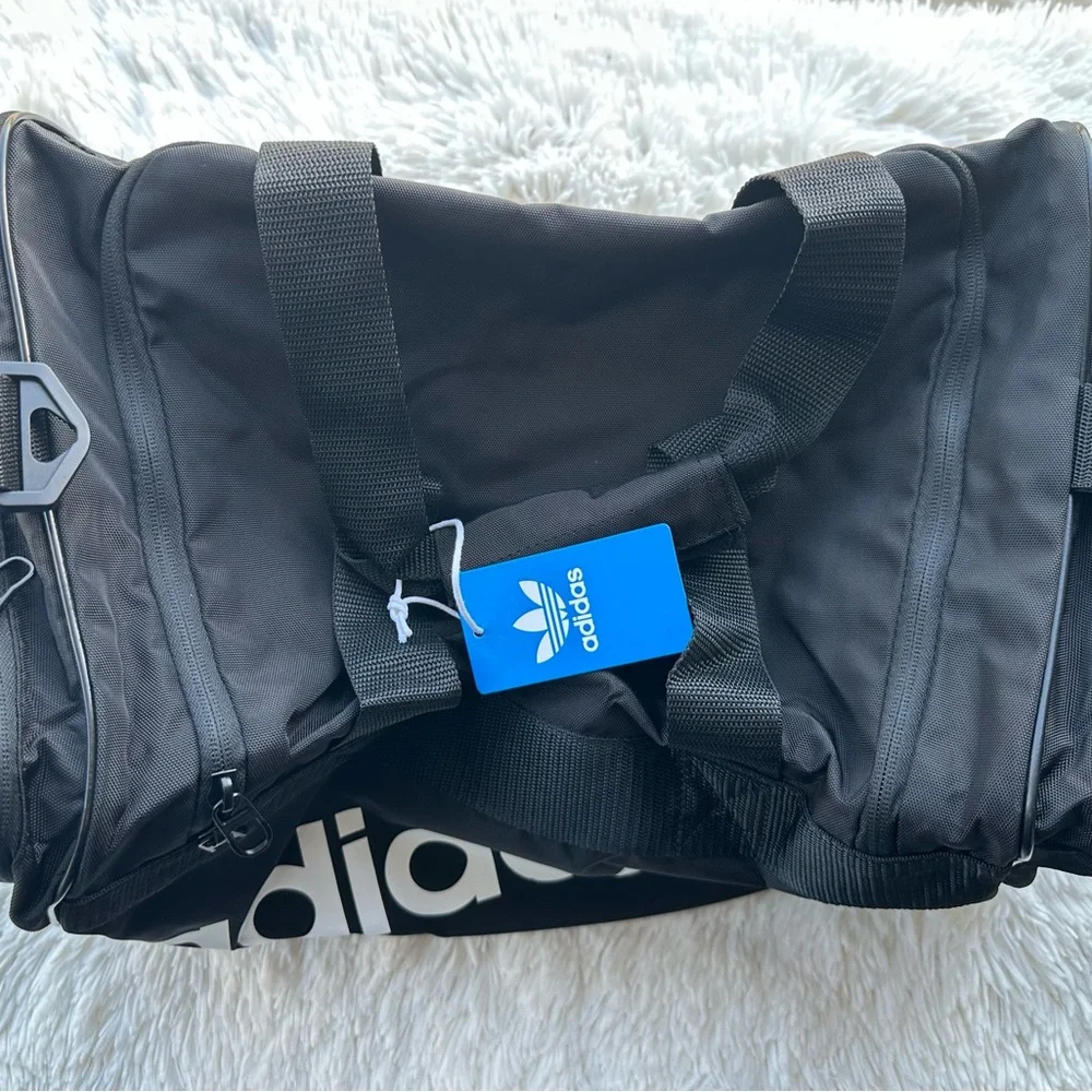 adidas Originals Black Santiago 2.0 Duffel Bag #CL5436